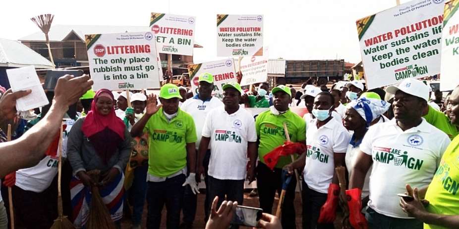 Kintampo Pentecost Church Fights Sanitation With Clean Ghana Campaign