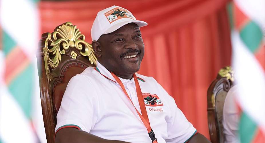 Former Burundian president, the late Pierre Nkurunziza  - Source: StringerAFP via GettyImages