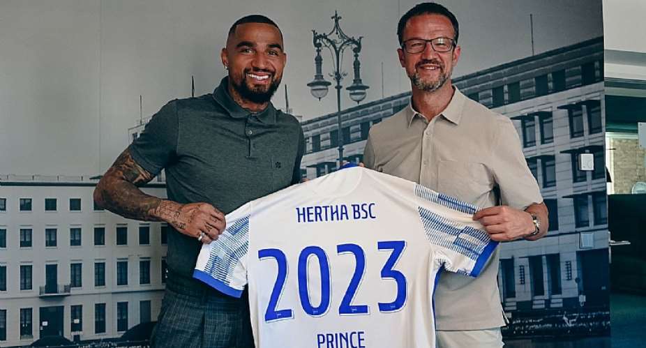 Veteran Ghana attacker KP Boateng inks one-year contract extension deal with Hertha Berlin