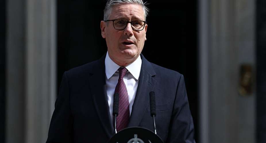 Starmer said he would remain as PM until Labour elects its new leader -  Henry NICHOLLS / AFP