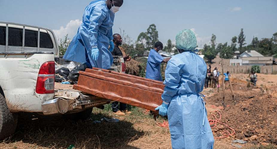 A fourth orphan died from Ebola virus disease at an orphanage in Bunia, Ituri Province, and was buried on 19 June, 2026. - AFP - JOSPIN MWISHA