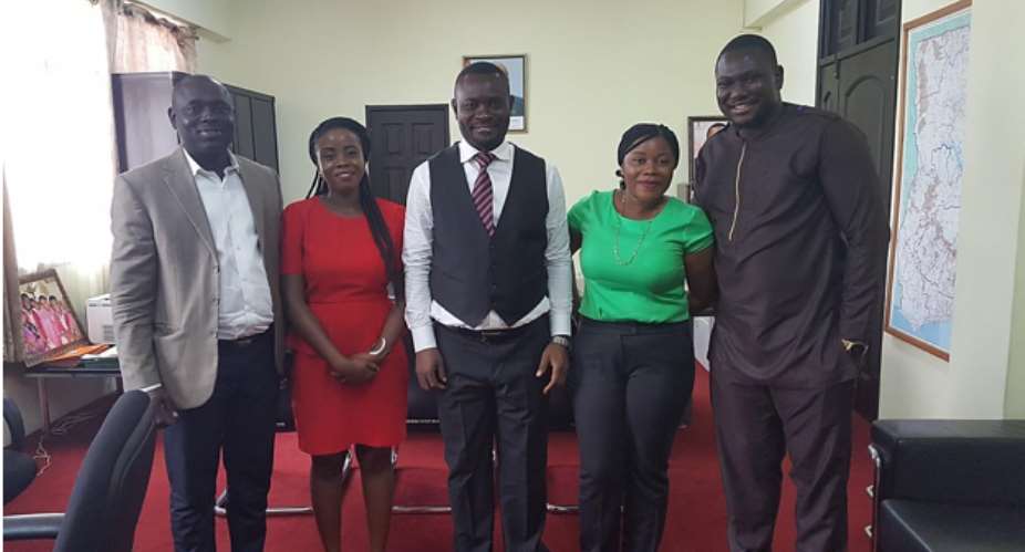 Ghanas Young Entrepreneurs Pays A Courtesy Call On The CEO Of YES
