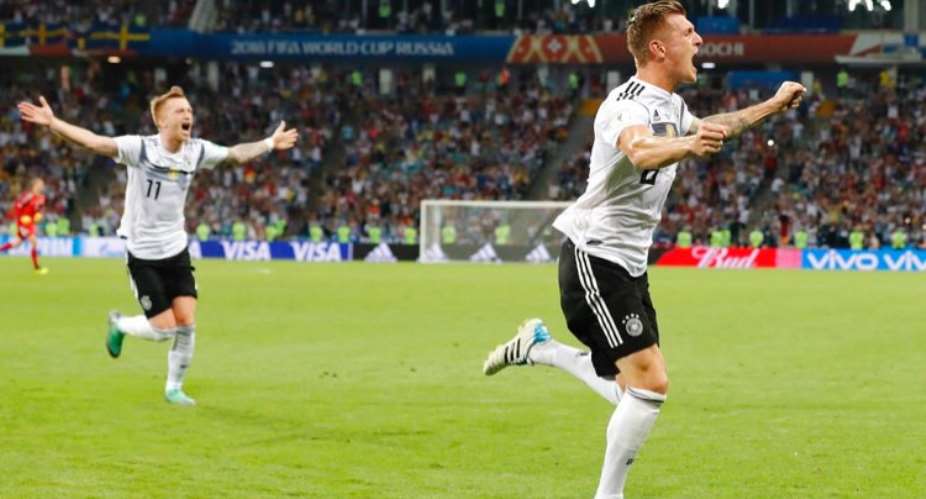 2018 World Cup: Dramatic Kroos Goal Keeps Germany Alive