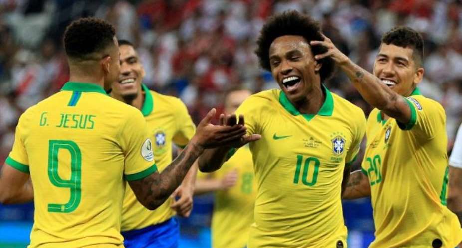 Brazil Crush Peru 5-0 To Reach Copa America Last Eight