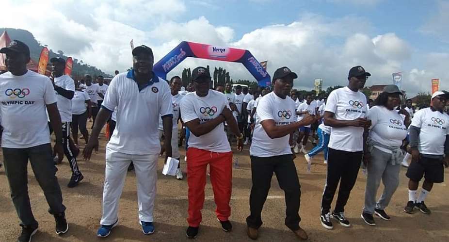 Ghana Celebrates Olympic Day In Style At Koforidua