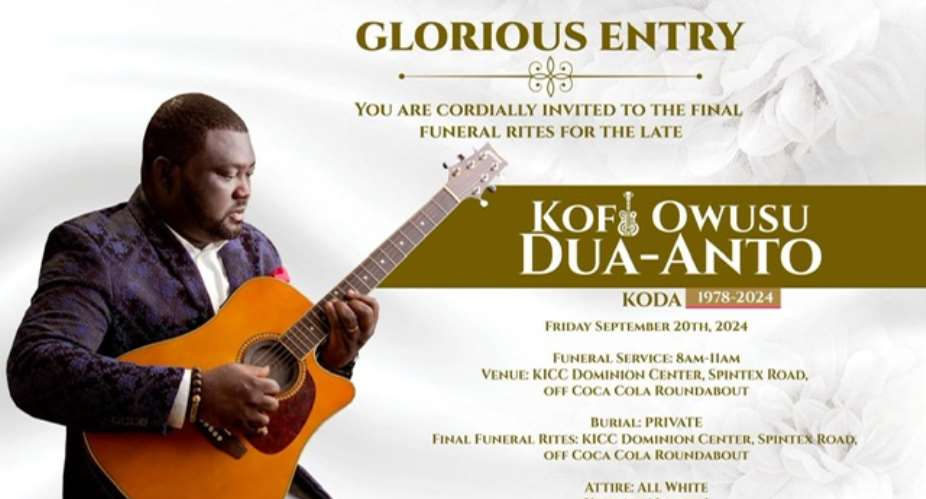 KODA’s burial date rescheduled to September 20