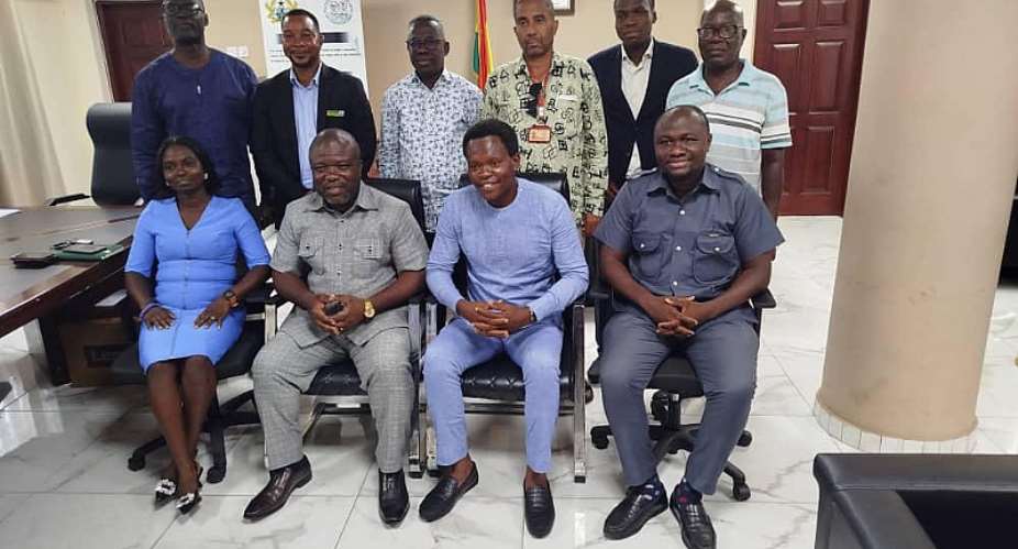 GJA-Volta presents phase II Press Centre design to Regional Minister