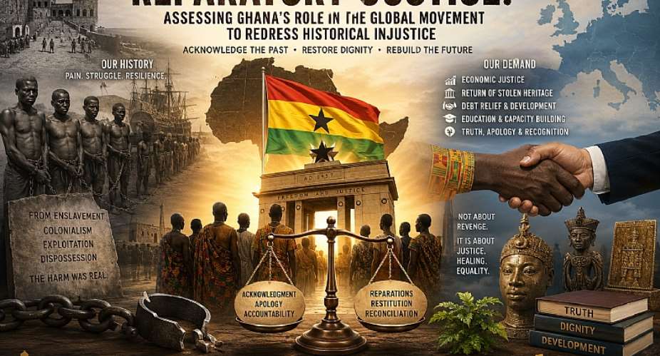 For centuries, Africa paid the price while others built prosperity from its pain. Reparatory justice is not about revenge it is about truth, accountability, and restoring dignity. As Ghana takes a leading role, the world faces a defining question: Can there be justice without repairing historical injustice?