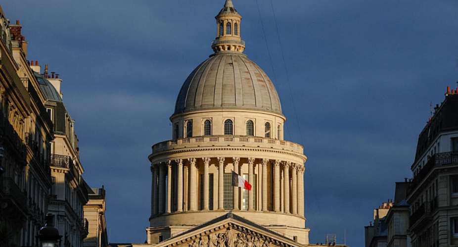 Late afternoon sun illuminates the Pantheon in Paris on 9 October 2025. - AFP - STEPHANIE LECOCQ