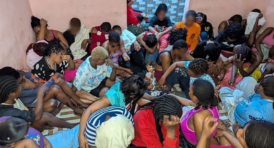 Police arrest 186 suspects, rescue victims in 10-day anti-crime crackdown across Kumasi