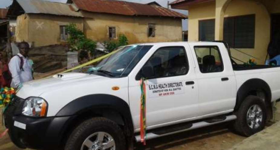 MP donates vehicle to health centre
