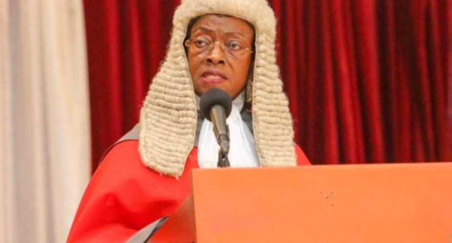 The court was presided over by the Chief Justice, Justice Sophia Akuffo