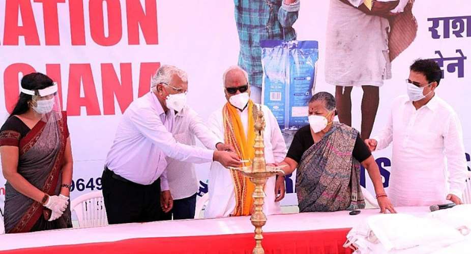 Narayan Sevasansthan Launched Free Ration Scheme For Workers, Impacted By 'Covid-19'