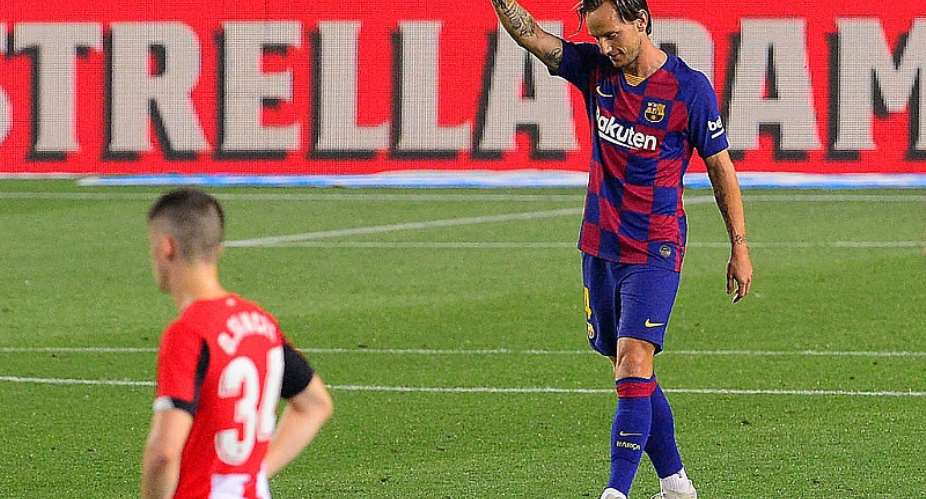 Rakitic saves Barca's blushes against Athletic Bilbao