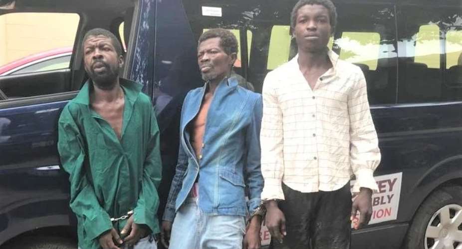 Three 'junkies' convicted for dumping tricycle loaded with refuse at Kwame Nkrumah Avenue