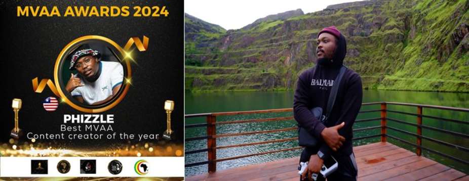 Liberian content creator Phizzle receives first international nomination
