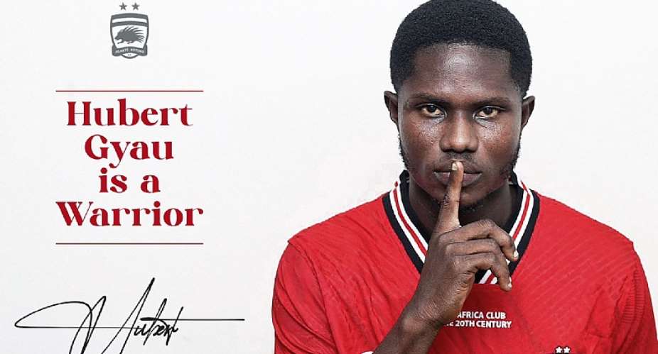Asante Kotoko is the right club for me to develop - New recruit Hubert Gyau