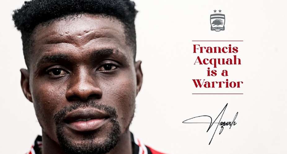 Asante Kotoko announce signing of Francis Acquah on a three-year deal from Bechem United