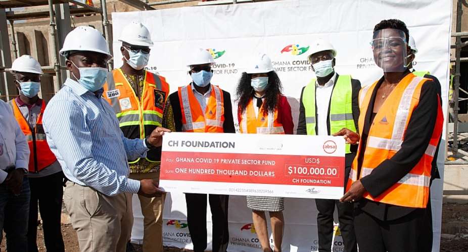 CH Group Foundation Donates 100,000 To Ghana Covid-19 Private Sector Fund