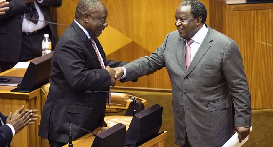 Does the budget tabled by Finance Minister Tito Mboweni right speak to President Cyril Ramaphosaamp;39;s left vision of the new economy? - Source: Getty Images