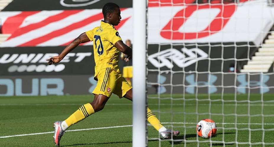 Eddie Nketia On Target As Arsenal Win 2-0 Against Southampton