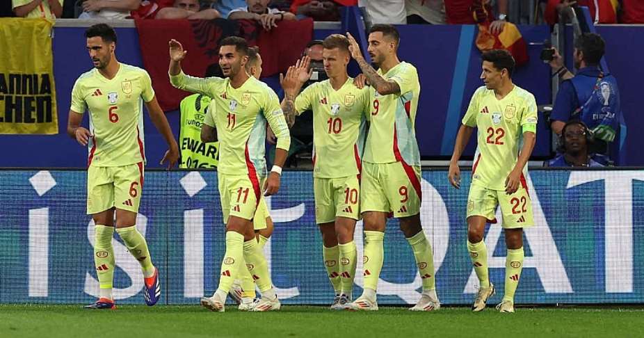 Euro 2024: Spain beat Albania to go through with 100% record