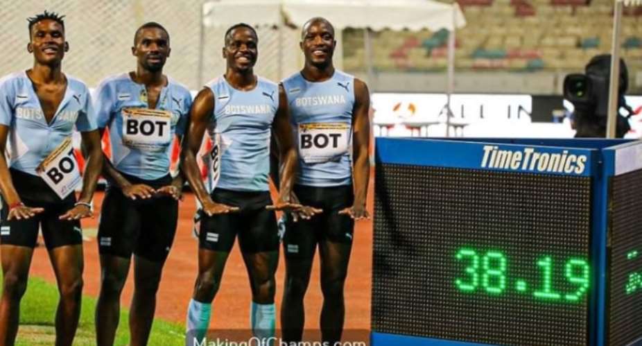Tebogo leads Botswana relay team to qualify for Olympics