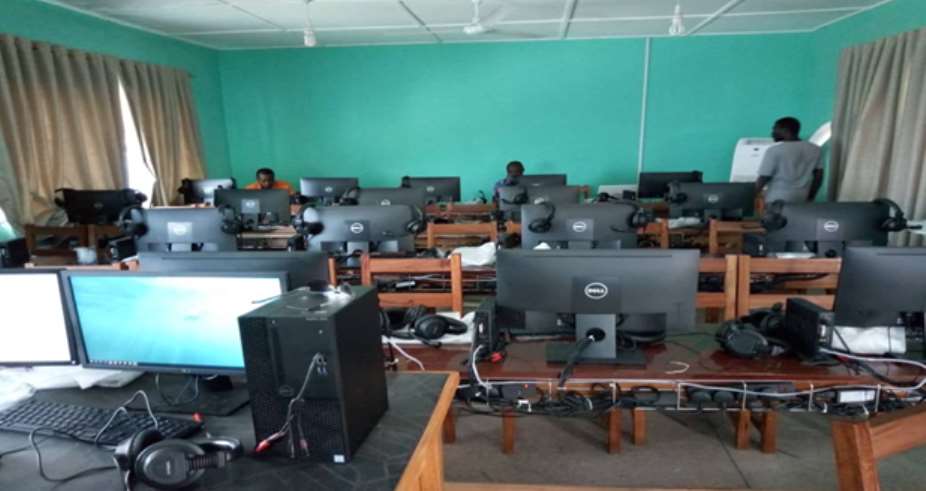 Nkoranman Senior High School Get New E-Learning Center