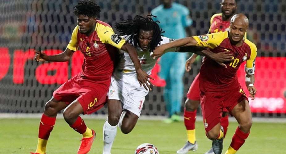 AFCON 2019: 10-Man Ghana settles for a 2-2 draw with Benin