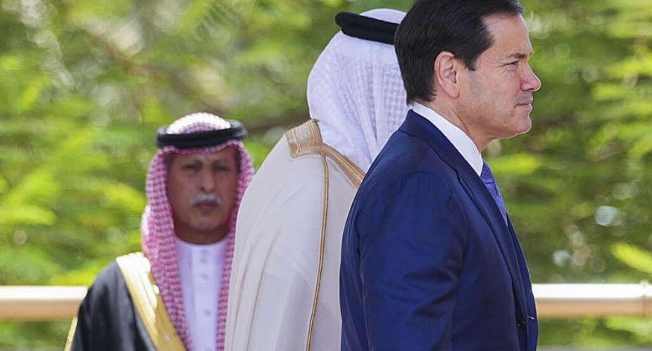 US Secretary of State Marco Rubio with the King of Bahrain, June 25, 2026 -  Eric Lee, AFP