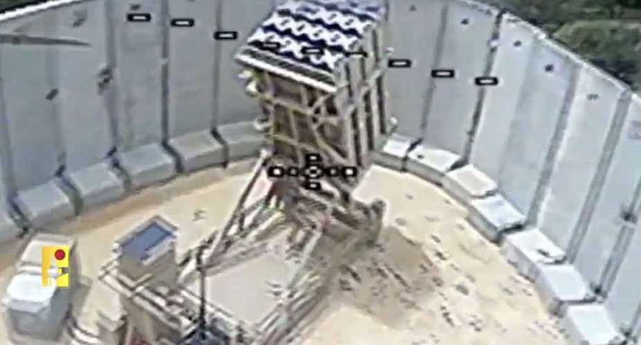 The Iran-backed Hezbollah militia published a promotional video in which they claimed one of its FPV drones struck a launcher from Israel’s Iron Dome air-defense system on May 18, 2026. But visual analysis of the video shows that the launcher lacks critical components necessary for its operation and was likely intended as a decoy. -  Observers