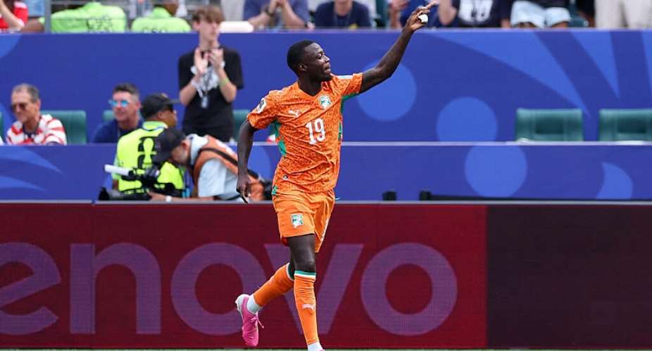 Cote dIvoire striker Nicolas Pp scored both of his sides goals in the 2-0 win over Curaao that took the Ivorians to the World Cup knockout stages for the first time. - Getty Images via AFP - KEVIN C. COX