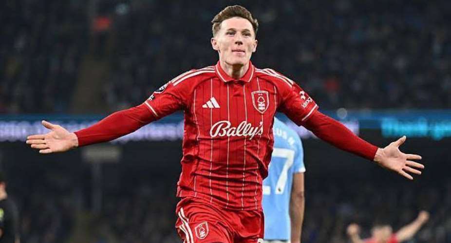 Getty ImagesImage caption: Elliot Anderson scored for Forest in a 2-2 draw at Manchester City in March