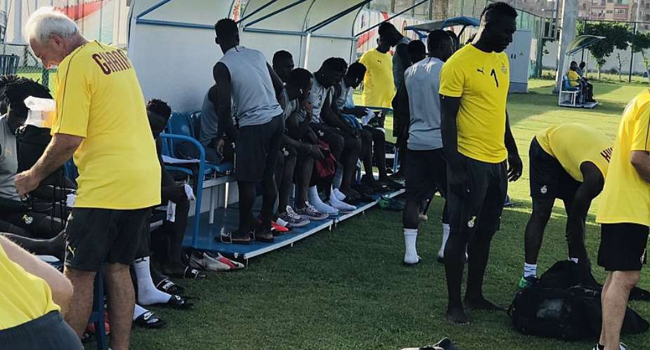 AFCON 2019: Black Stars Intensify Training Ahead Of Cameroon Encounter PHOTOS