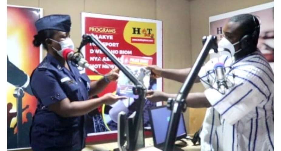 Hot FM Takes Delivery Of Police Diary