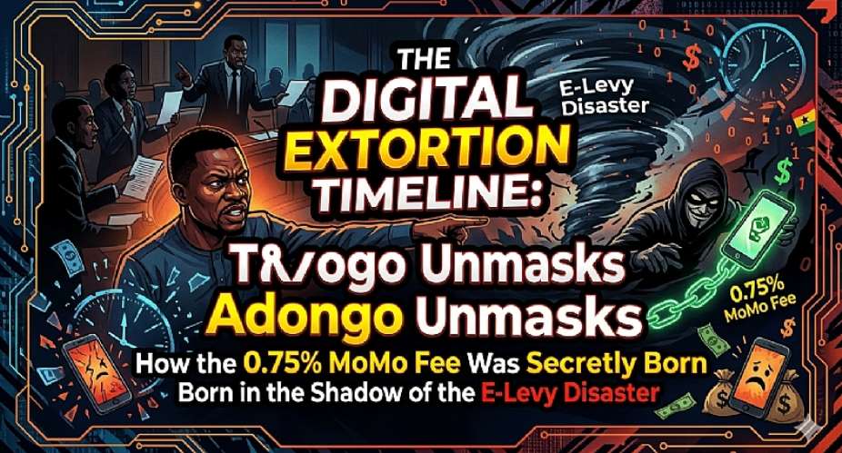 THE DIGITAL EXTORTION TIMELINE: Adongo Unmasks How the 0.75% MoMo Fee Was Secretly Born in the Shadow of the E-Levy Disaster