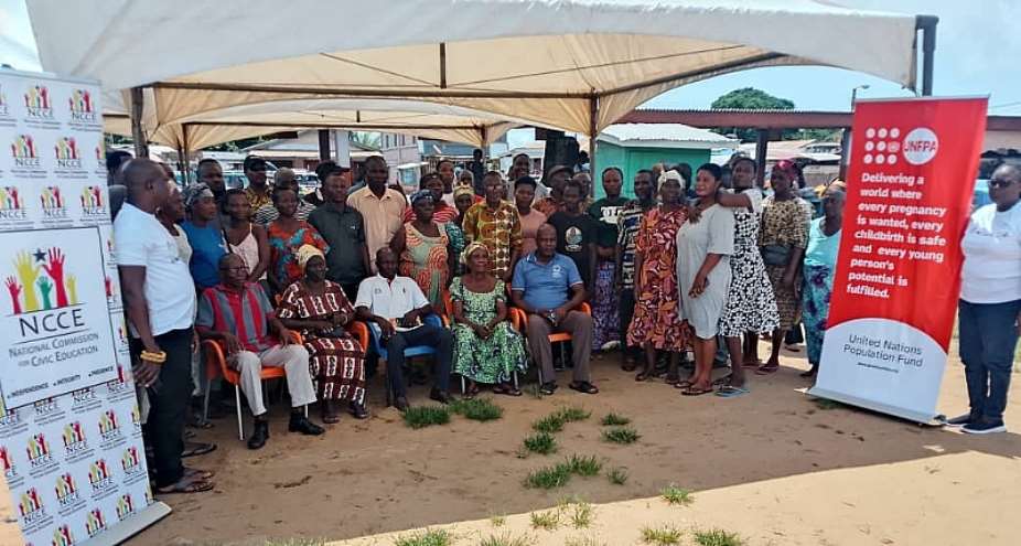 NCCE Anloga engages community on adolescent health, gender equality and prevention of gender-based violence