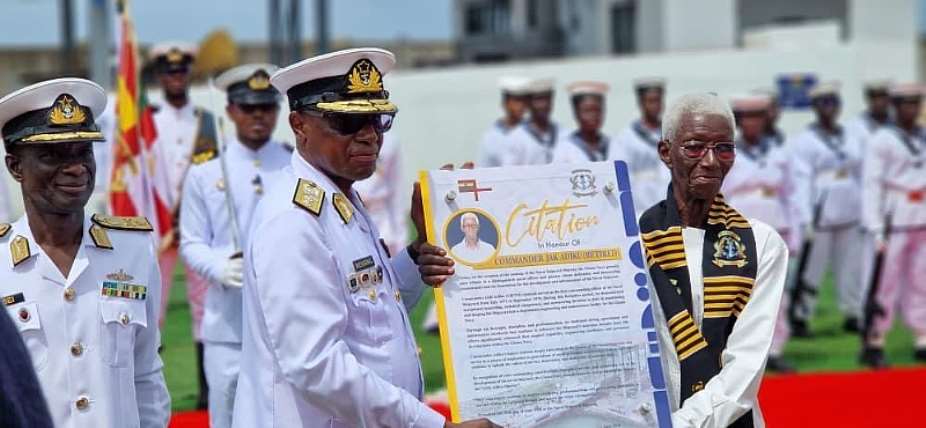 Ghana Navy names Sekondi Naval Shipyard Slipway after first Commanding Officer