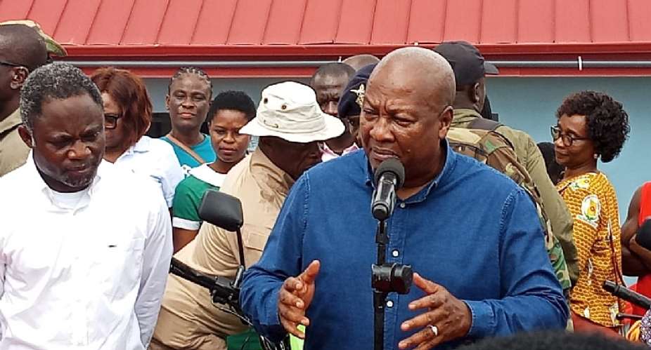 Mahama urges residents to constantly check their blood pressure