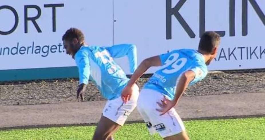 Ex-Hearts striker Dennis Agyare scores for IK Start in 3-1 win over Arendal