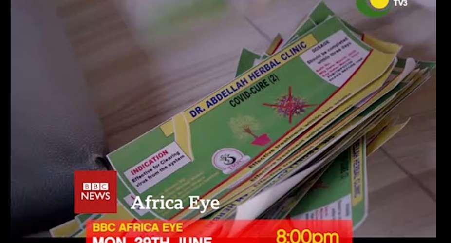 BBC Africa Eye Undercover Piece 'Corona Quacks' Premieres On TV3 On Monday 29th June