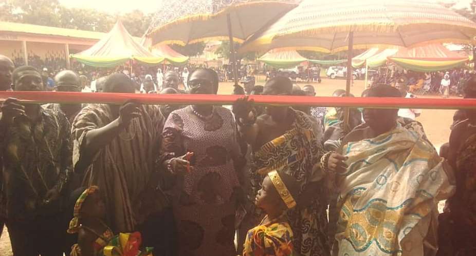 Bono Regional Minister commissions three projects at Dormaa East