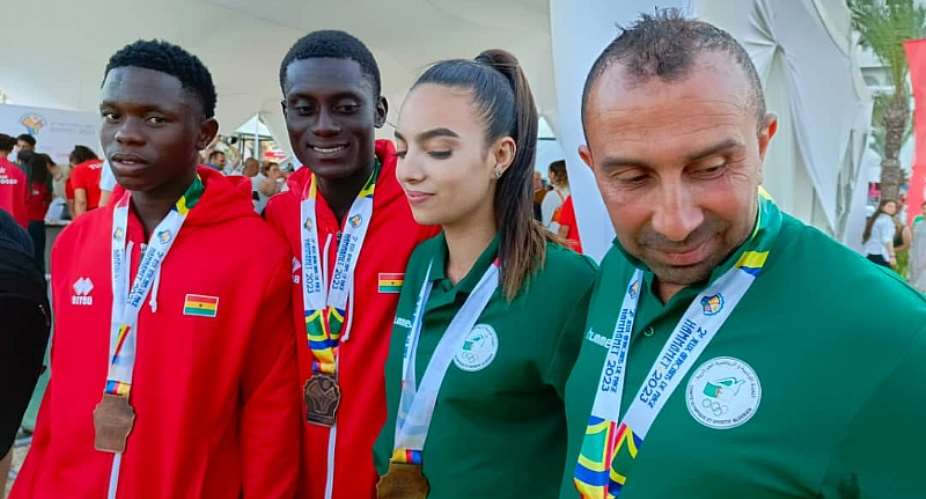 Ghana wins first ever medal at African Beach Games in Hammamet, Tunisia