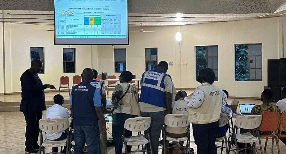 CODEO Observers at Assin End of Polls
