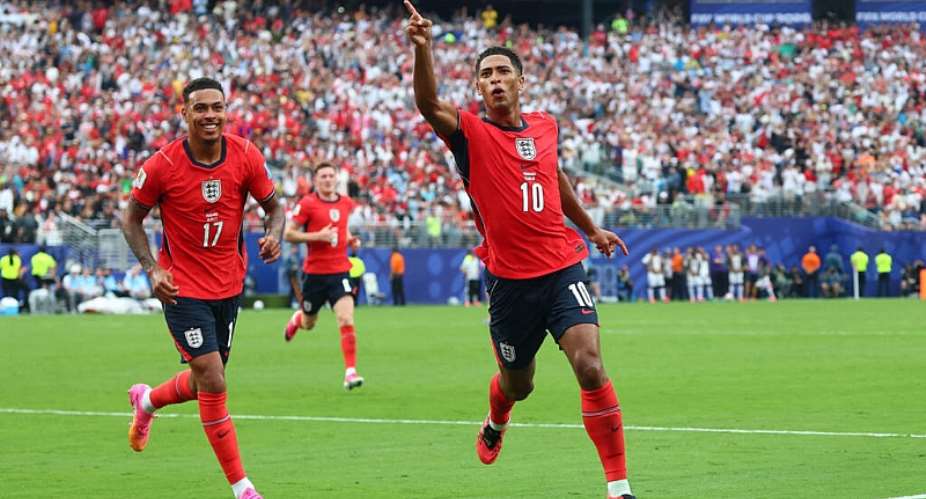 Jude Bellingham celebrates after scoring Englands opener against Panama. -  Vincent Carchietta, Imagn Images via Reuters