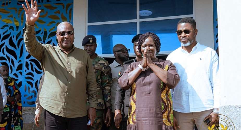 Mahama Wraps Up Central Region Tour with HighEnergy Apam Town Hall, Pushes 24Hour Economy Agenda