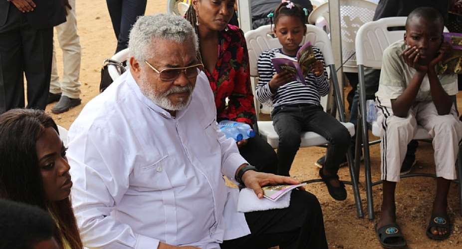Former President Rawlings Celebrates His Birthday With Children From Raising Readers
