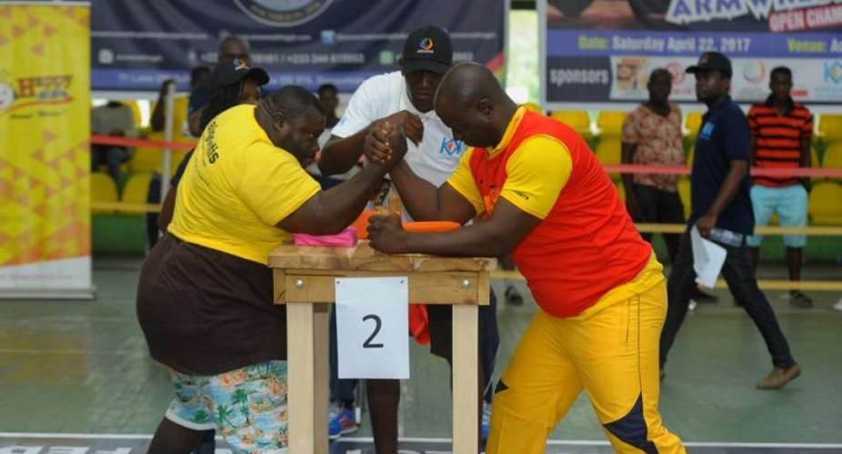 ArmWrestling: Ab Nsuo Supports Golden Arms