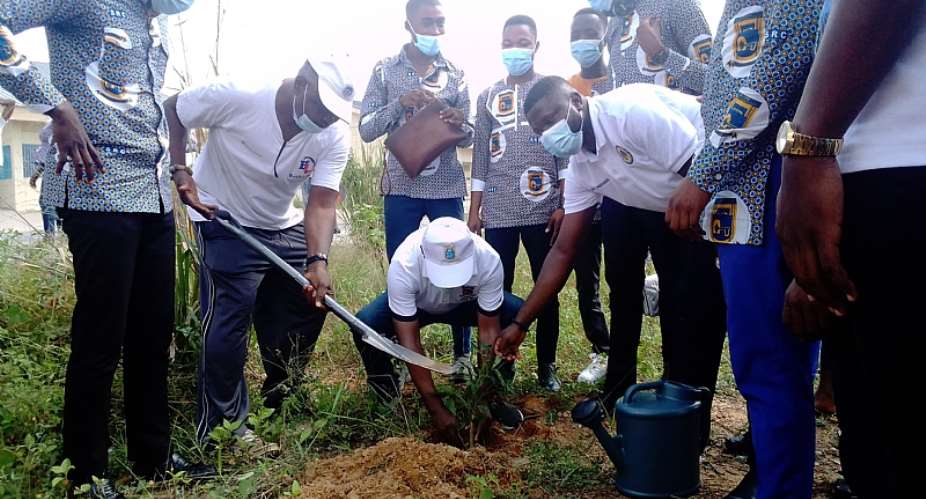 Green Ghana Agenda: ATU  plant trees at New Campus