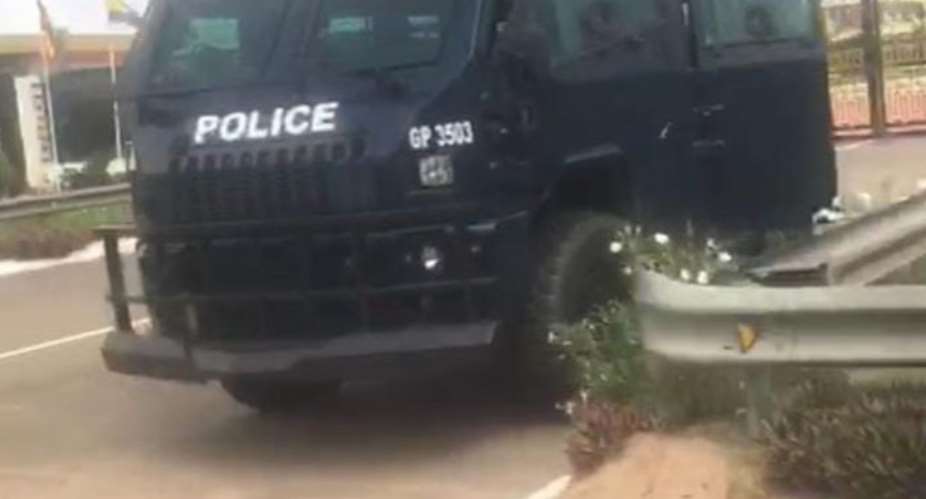 Arise Ghana Demo: Tight security at Jubilee House